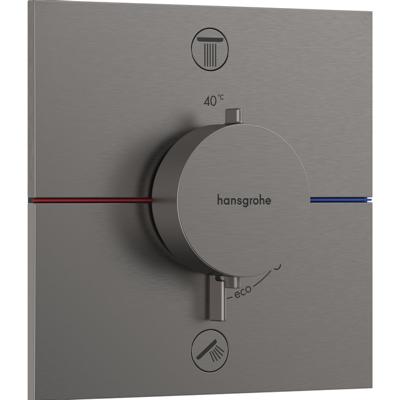 Hansgrohe Showerselect Comfort E thermostaat inbouw voor 2 functies black chrome 15572340