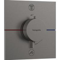 Hansgrohe Showerselect Comfort E thermostaat inbouw voor 2 functies black chrome 15572340