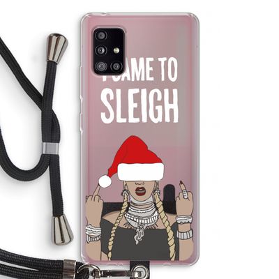 Came To Sleigh: Samsung Galaxy A51 5G Transparant Hoesje met koord
