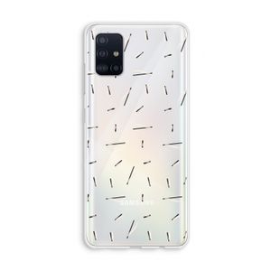 Hipster stripes: Galaxy A51 4G Transparant Hoesje