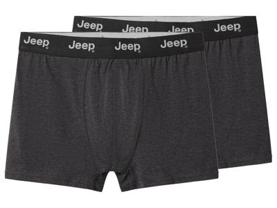 Set van 2 heren boxers (Grijs, XL)