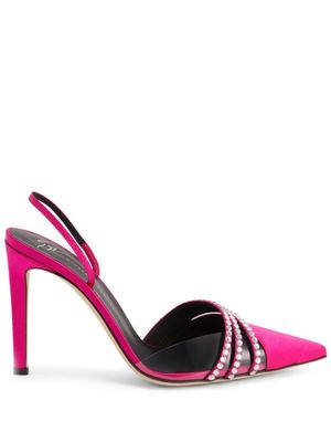 Giuseppe Zanotti escarpins en cuir Audrine 105 mm - Rose