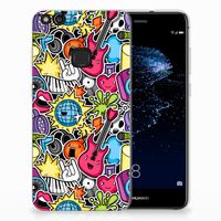 Huawei P10 Lite Silicone Back Cover Punk Rock - thumbnail