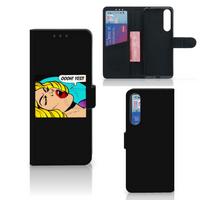 Sony Xperia 1 II Wallet Case met Pasjes Popart Oh Yes