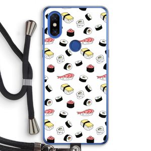 Sushi time: Xiaomi Mi Mix 3 Transparant Hoesje met koord