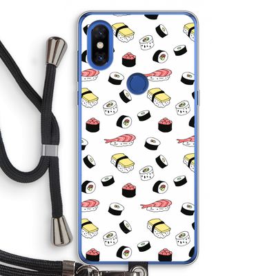 Sushi time: Xiaomi Mi Mix 3 Transparant Hoesje met koord