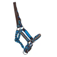 Pagony Deluxe Touwhalster blauw maat:shetl