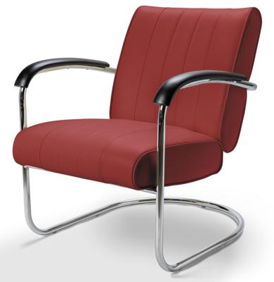 Retro Bel Air Lounge Stoel Pullman LC-01 Ruby LTD