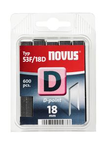 Novus Vlakdraad nieten D 53F/18D mm | 600 stuks - 042-0650 - 042-0650