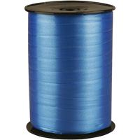 Creativ Company Cadeaulint, b: 10 mm, glossy, blauw, 250 m/ 1 rol