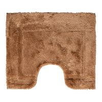 Wicotex-Toiletmat bruin-Antislip onderkant-WC mat-met uitsparing - thumbnail