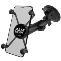 RAM Mount X-Grip zuignapset large smartphones, lange arm RAM-B-166-C-UN10U -