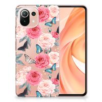 Xiaomi Mi 11 Lite | 11 Lite 5G NE TPU Case Butterfly Roses - thumbnail
