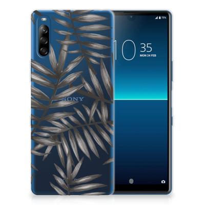 Sony Xperia L4 | TPU Case | Leaves Grey Sony Xperia L4 | TPU Case | Leaves Grey