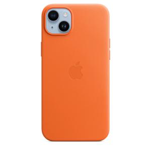 Apple Leren hoesje met MagSafe voor iPhone 14 Plus - Oranje telefoonhoesje