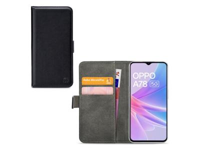 Mobilize Mobilize Classic Gelly Wallet Book Case OPPO A78 5G Black