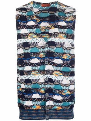 Missoni Pre-Owned veston à imprimé abstrait (années 2000) - Blanc