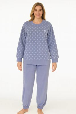 Tenderness dames pyjama Velours - Lila Circle