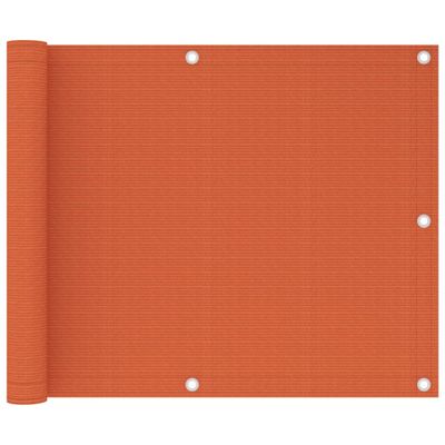 VidaXL Balkonscherm 75x300 cm hdpe oranje