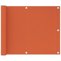 VidaXL Balkonscherm 75x300 cm hdpe oranje
