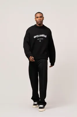 Equalité Celeste Knit Sweater Heren Zwart - Maat S - Kleur: Zwart | Soccerfanshop