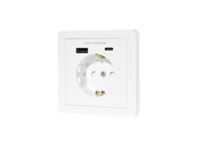 TRONIC Stopcontact met USB (USB A en C)