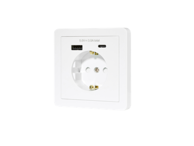 TRONIC Stopcontact met USB (USB A en C)