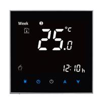 BHT-2001 3A laden Water verwarming Type LCD digitale verwarming kamerthermostaat Display Clock / temperatuur / tijd / Week / warmte etc.(Black)