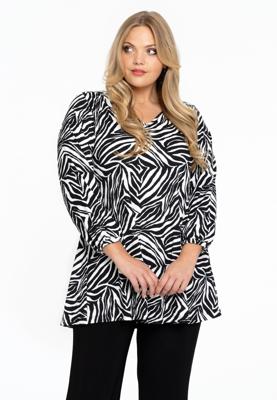 Yoek Tuniek wide bottom ZAVI | Zwart | Maat 58/60