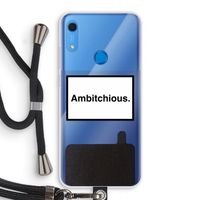 Ambitchious: Huawei Y6s Transparant Hoesje met koord Ambitchious: Huawei Y6s Transparant Hoesje met koord