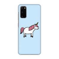 Eenhoorn: Volledig geprint Samsung Galaxy S20 Hoesje