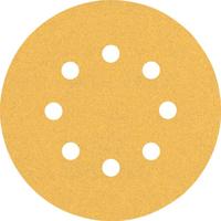 Bosch Accessoires expert c470 schuurpapier voor excenterschuurmachines 125 mm, 8 gaten, k100 50-delig - 1 stuk(s) - 2608900911