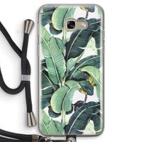 Bananenbladeren: Samsung Galaxy A5 (2017) Transparant Hoesje met koord