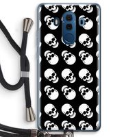 Musketon Skulls: Huawei Mate 10 Pro Transparant Hoesje met koord