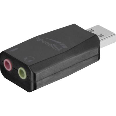 SpeedLink Vigo Microfoonontvanger Hoofdtelefoon (3.5 mm jackplug), Microfoon (3.5 mm jackplug) Zwart