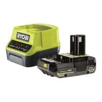 Accupack + met lader - RYOBI - Lithium 18 V - 2,0 Ah Compact