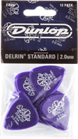 Dunlop 41P200 Delrin Plectrum 2.00mm 12-Pack