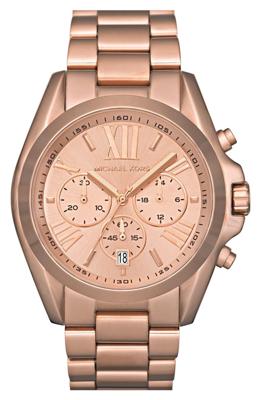 Michael Kors Bradshaw chronograaf goudkleurig roestvrijstalen dameshorloge MK5798