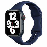 Sportbandje Slim Fit - Donkerblauw - Geschikt voor Apple Watch 38mm / 40mm / 41mm - thumbnail