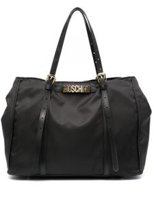 Moschino sac à main à logo - Noir