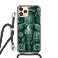 Haeckel Cubomedusae: iPhone 11 Pro Transparant Hoesje met koord