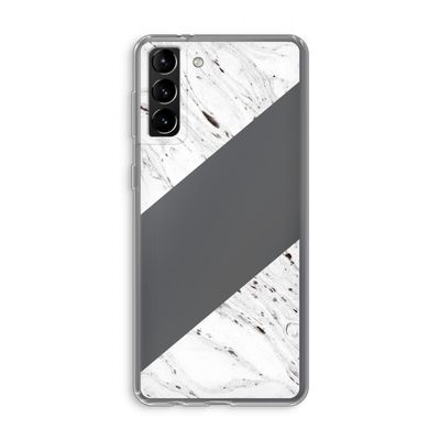 Biggest stripe: Samsung Galaxy S21 Plus Transparant Hoesje