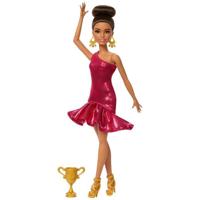 Barbie - Ballroomdanserespop en accessoires - Brunette met trofee - Barbie - JFR09