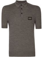 Dolce & Gabbana polo DG Essentials en laine - Marron - thumbnail