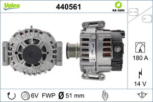 Dynamo / Alternator REMANUFACTURED PREMIUM VALEO, Spanning (Volt)14V, u.a. für Mercedes-Benz