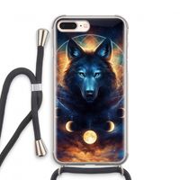 Wolf Dreamcatcher: iPhone 7 PLUS Transparant Hoesje met koord