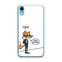 GSM secure: iPhone XR Transparant Hoesje
