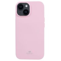 iPhone 15 Mercury Goospery Glitter TPU Hoesje - Roze