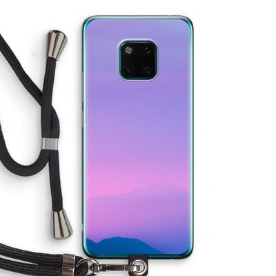 Sunset pastel: Huawei Mate 20 Pro Transparant Hoesje met koord