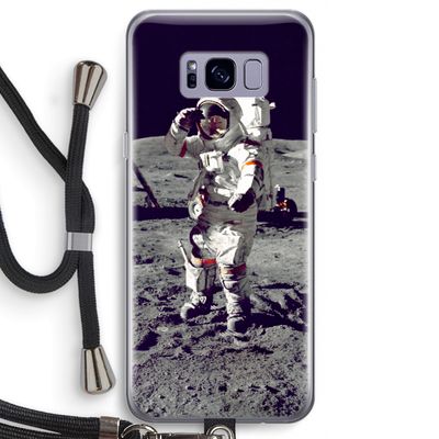Spaceman: Samsung Galaxy S8 Transparant Hoesje met koord